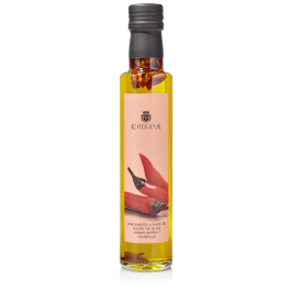 Natives Olivenöl Extra mit Peperoncini 250ml