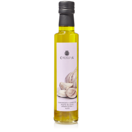 AKTION Natives Olivenöl Extra mit Knoblauch 250ml kurzes MHD 