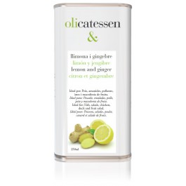 Olicatessen & Zitrone-Ingwer, 250ml Dose, Bio-Olivenöl (EVOO)