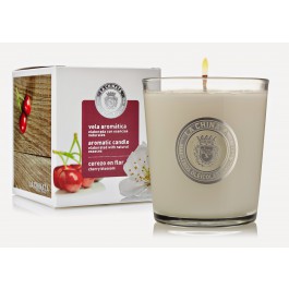 Kerze mit Kirschblütenduft