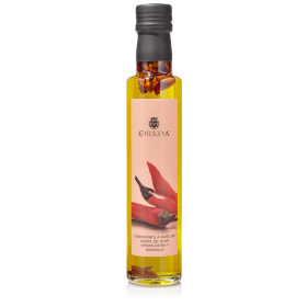 Natives Olivenöl Extra mit Peperoncini 250ml