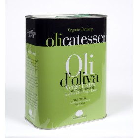 Olicatessen Bio Olivenöl (EVOO) Arbequina Ernte 3l Dose