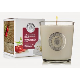 Kerze mit Kirschblütenduft