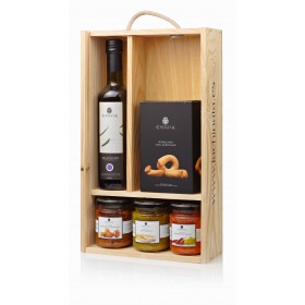 Gourmet Geschenkset Small in Holzkiste