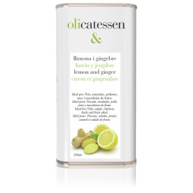 Olicatessen & Zitrone-Ingwer, 250ml Dose, Bio-Olivenöl (EVOO)