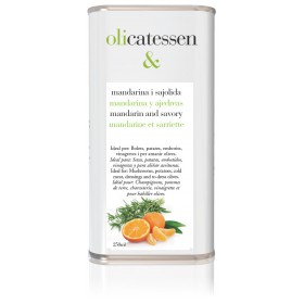Olicatessen & Mandarin-Bohnenkraut, 250ml Dose, Bio-Olivenöl (EVOO)